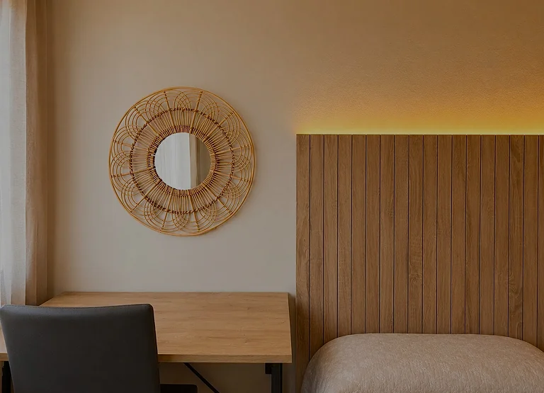 Detalle de una de las habitaciones de nuestro Hostal en Blanes